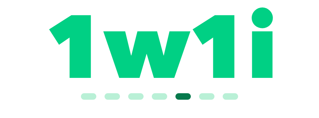 1w1i — one week one idea